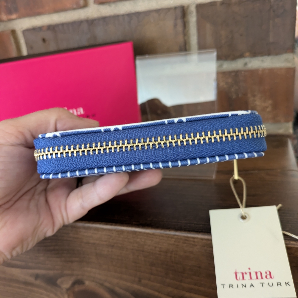 Trina Turk Blue and White Wallet - Picture 6 of 10
